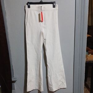Women's Cream Boot-Cut Pants
